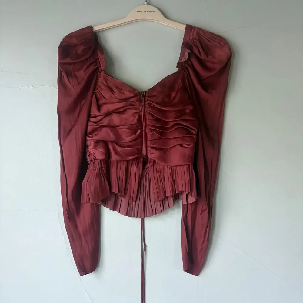 Ulla Johnson Mirelle‎ Peplum Blouse Size 2